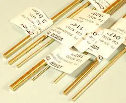 0.500-Inch (12.7mm) Solid Brass Rod for Instrument Repair