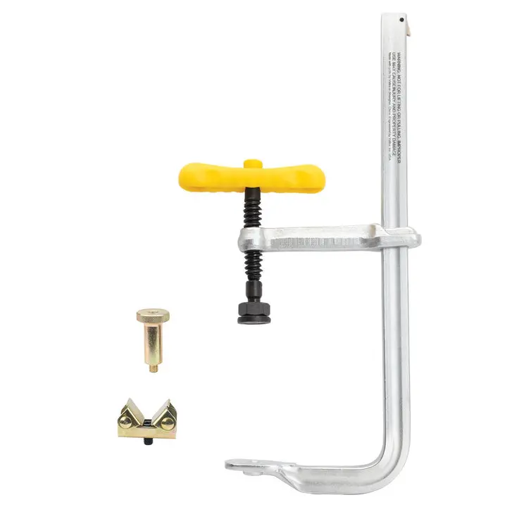 12.5-Inch 4-in-1 Medium-Duty F-Clamp with Versatile Jaw Design