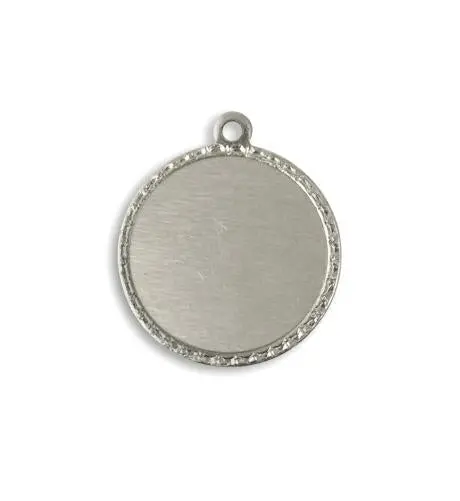 19mm Token-Shaped Metal Blank, 19-Gauge, Single Piece
