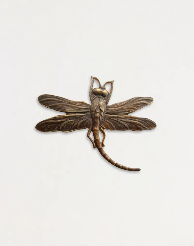 47x35mm Art Deco Dragonfly Blank (Single Piece)