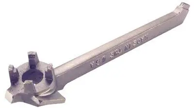 Ampco W-56 Heavy-Duty 12″ Bung Wrench for Industrial Drum Applications