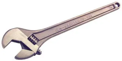 Ampco W-73 Corrosion-Resistant Adjustable Wrench – 12″ Length, 1 1/2″ Jaw Opening