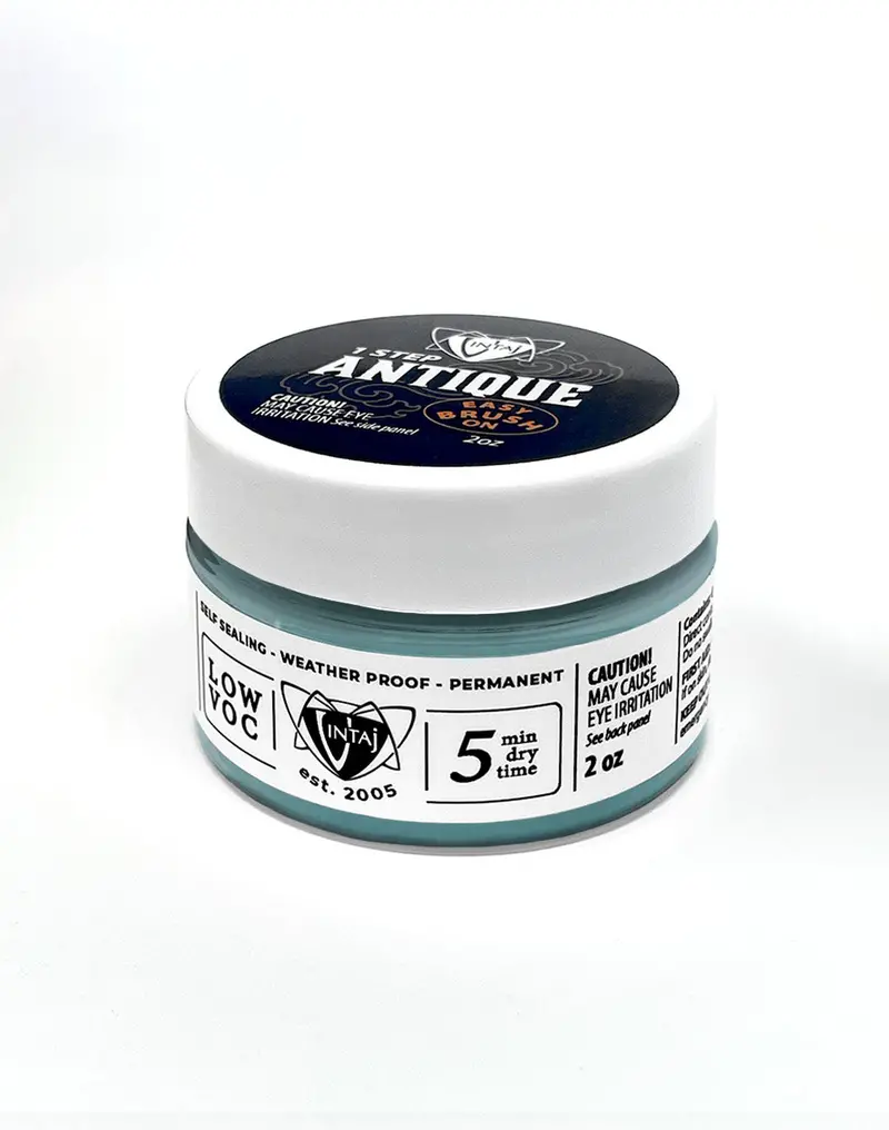 Antique Finish Paint in Metallic Green – 2 oz Rich Vintage Metal Effect