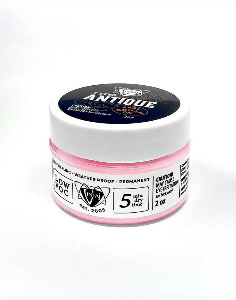 Antique Finish Paint in Soft Pale Pink – 2 oz No-Mix Aging Coat