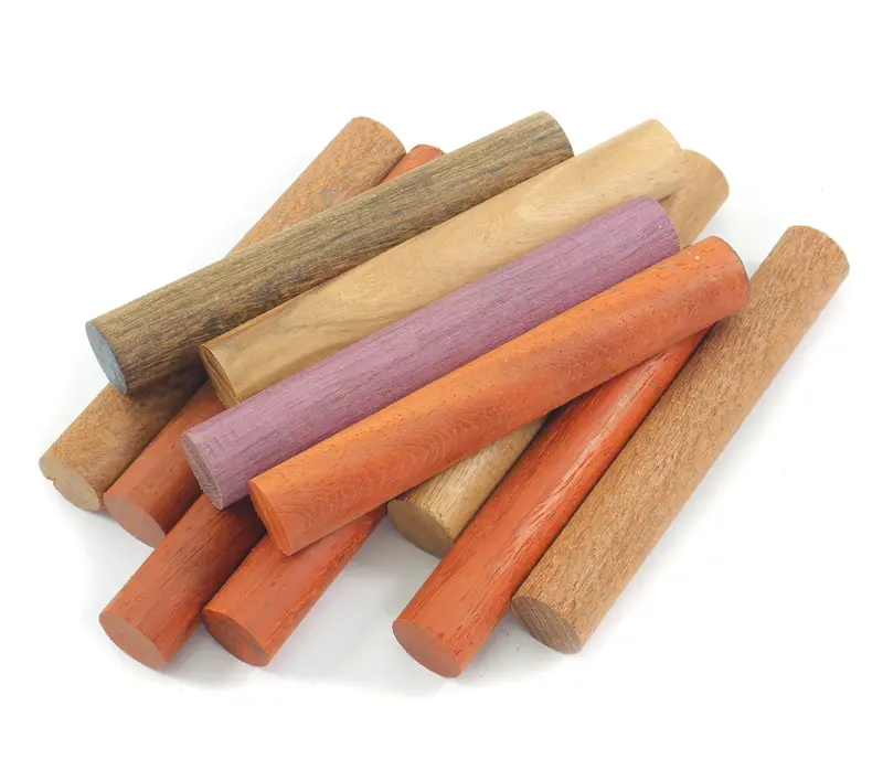 Assorted Wood Turning Blank Pack – 5-Piece Variety Set for Beginners & Pros