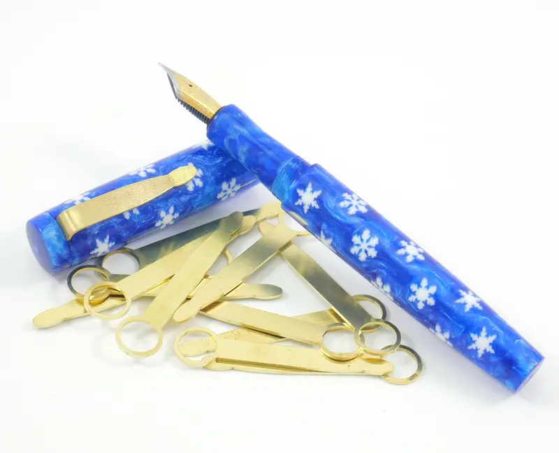 Bespoke Pen Clip Collection – Artisan-Made Accents for Custom Pen Builds