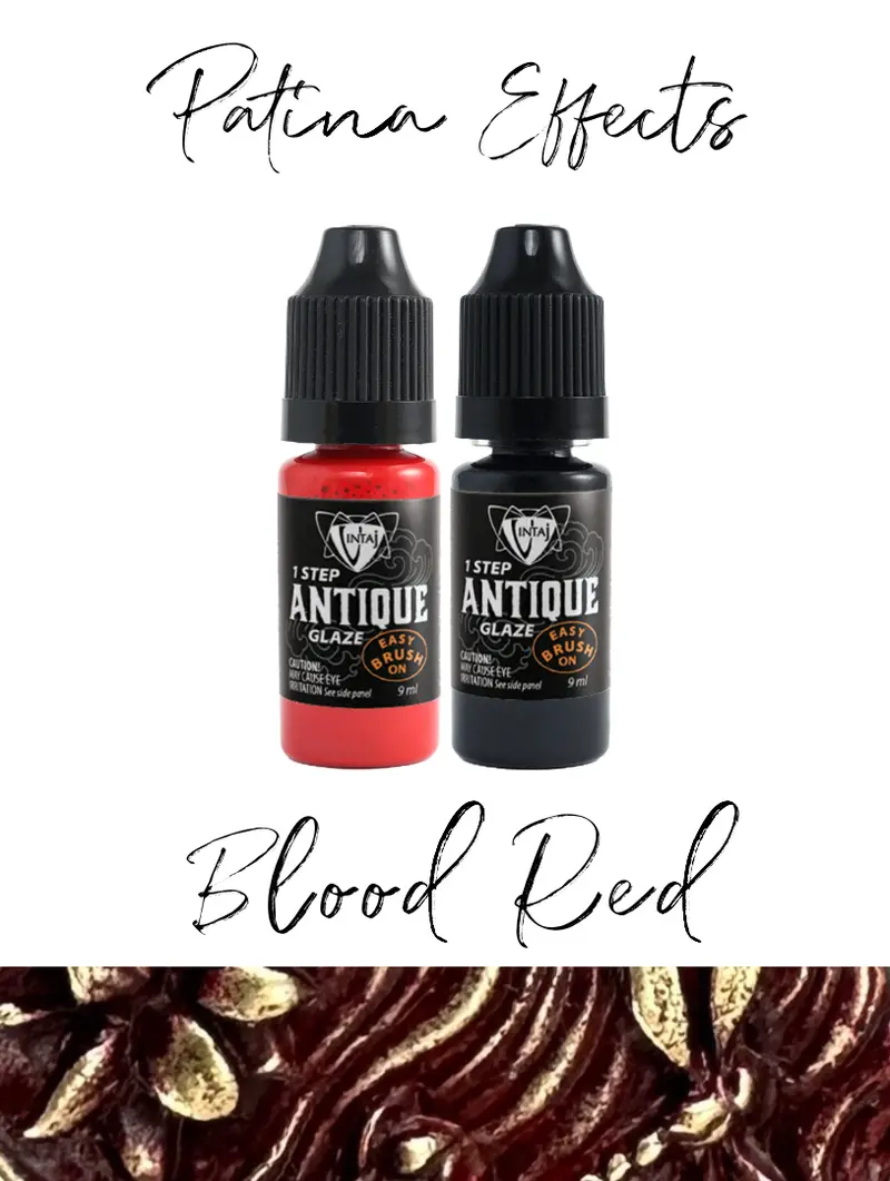 Blood Red Patina Kit – Oxidizing Chemical Set for Rich Metallic Finishes