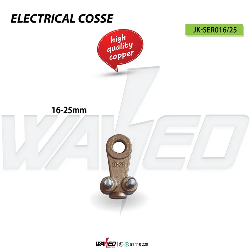 Copper Cable Lug – 16–25 mm² Cross-Section