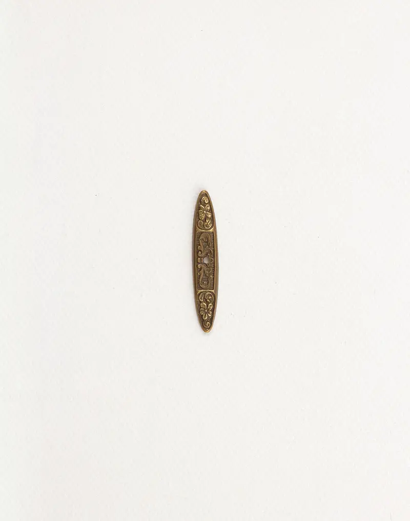 Custom-Engraved Horizontal Bar Pendant – 30 x 6mm