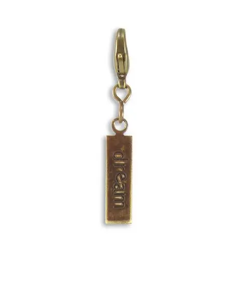 Customizable Tag Charm – Sleek Flat Pendant