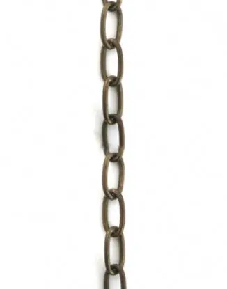 Extra-Long Oval Link Chain – 5.8×11.6mm, 1 Foot Length