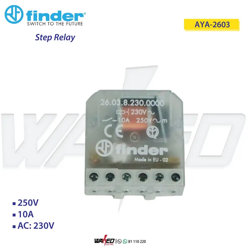 FINDER Stepping Relay – 10A Rated
