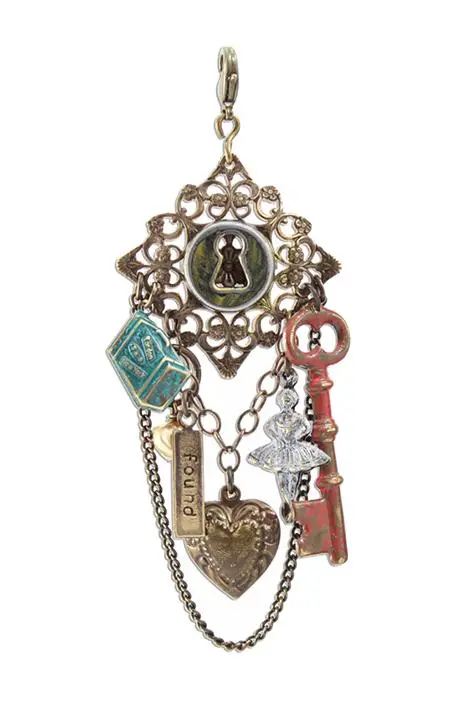 Found-Themed Sentiment Charm – Meaningful Miniature Token