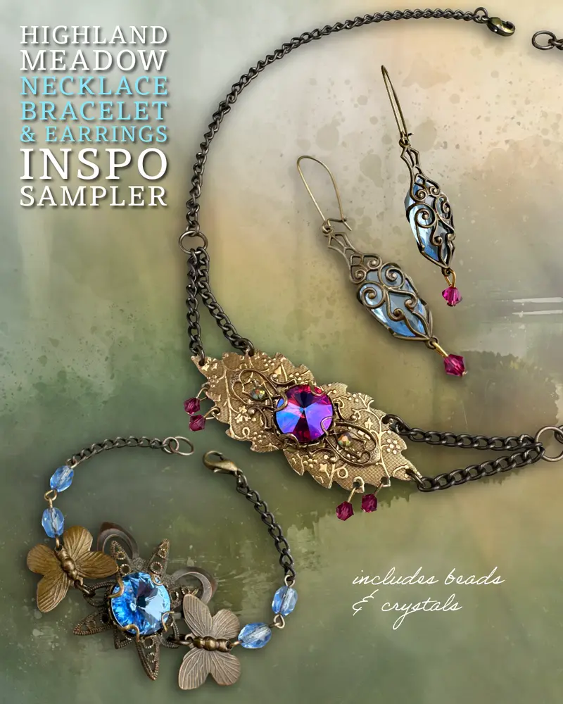 Highland Meadow Jewelry Inspiration Set – Necklace, Bracelet & Earrings