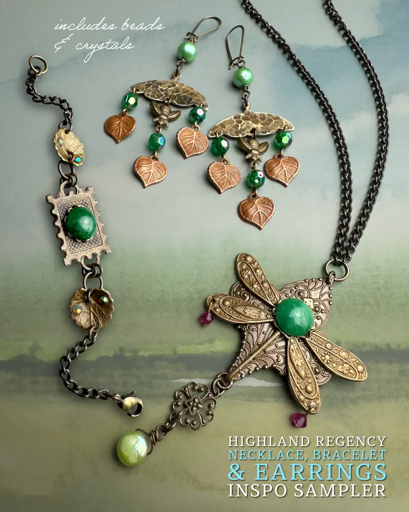 Highland Regency Jewelry Inspiration Set – Necklace, Bracelet & Earrings