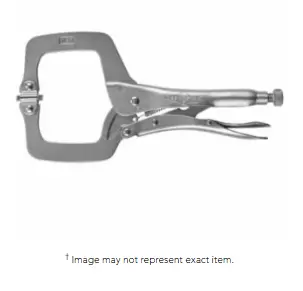 IRWIN VISE-GRIP 11-Inch Swivel-Pad Locking C-Clamp – 3.875-Inch Jaw Capacity (1 Unit)