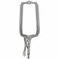 IRWIN VISE-GRIP 18 Inch Locking C-Clamp with Swivel Pads – 8 Inch Jaw Capacity