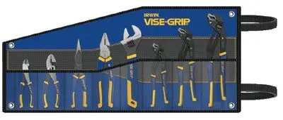 IRWIN VISE-GRIP 2078712 GrooveLock Pliers Set – 8-Piece Professional Hand Tool Kit
