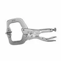 IRWIN VISE-GRIP 4 Inch Locking C-Clamp with Swivel Pads – 1 5/8 Inch Jaw Capacity