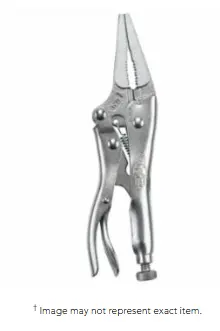 IRWIN VISE-GRIP 4 Inch Long-Nose Locking Pliers – 1 5/8 Inch Jaw Opening