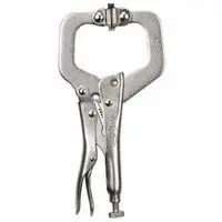 IRWIN VISE-GRIP 6 Inch Locking C-Clamp with Swivel Pads – 2 1/8 Inch Jaw Opening