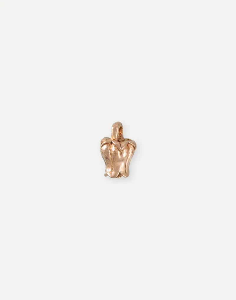 Lily Drop Charm – 16.5×11mm Elegant Floral Pendant (1-Piece)