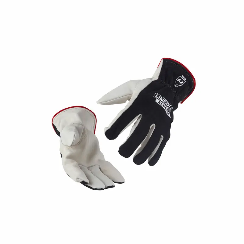 Lincoln Electric A2 Leather Cut-Resistant Driver Gloves – Size 2XL