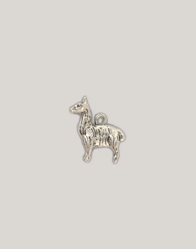 Llama Charm – 22x21mm Playful Animal Accent Piece