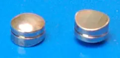 Matte Silver Slide Pull Knob