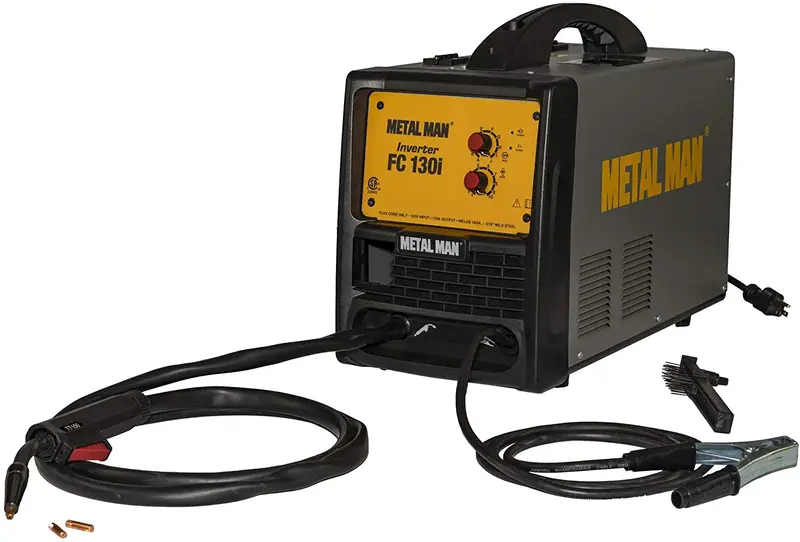 Metal Man FC130i 120V Portable Inverter Flux-Core Welder