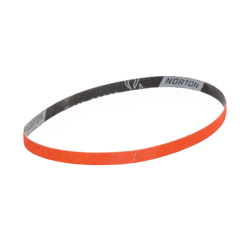 Norton Blaze Cloth File Belt – 1/2″ x 24″, 100 Grit, Extended-Length Abrasive Belt, 50-Pack