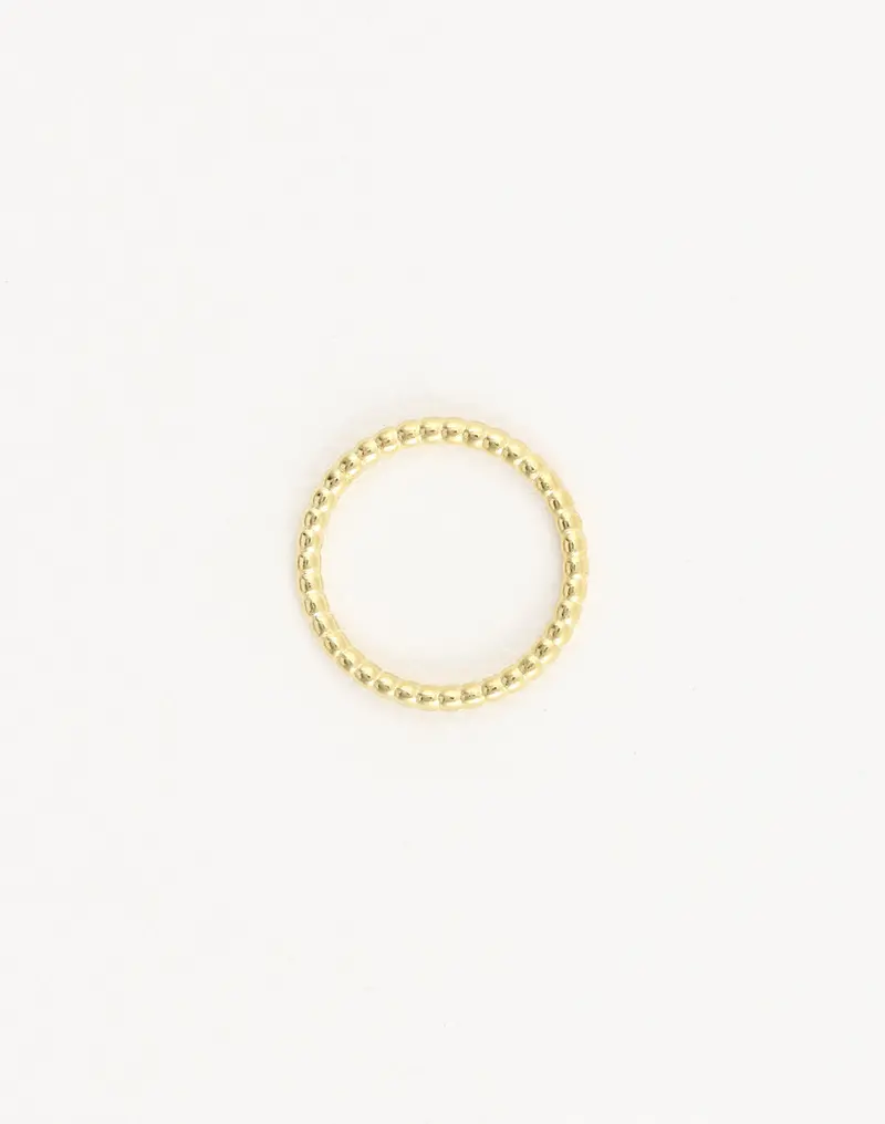 Ornate Beaded Ring – 22mm Diameter, Single Piece