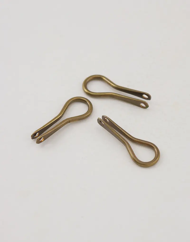 Oval Paddle Bail Connector – 24×9mm Metal Finding (Pack of 3)