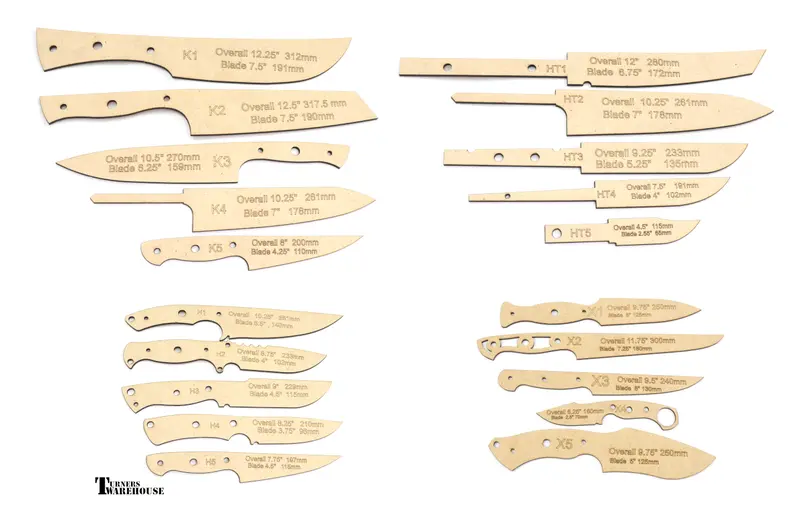 Precision Knife Cutting Templates for Crafters