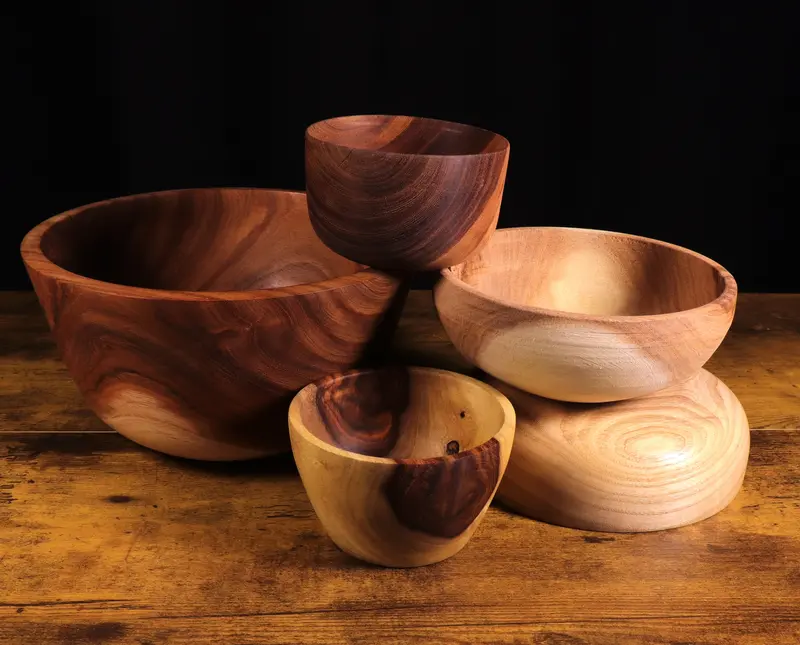 Premium Kiln-Dried Wood Bowl Blanks