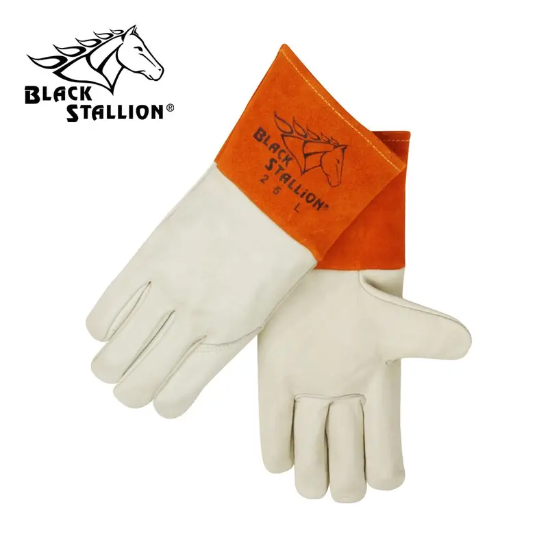 Revco 25 Premium Grain Cowhide MIG Welding Gloves – Extended Cuff