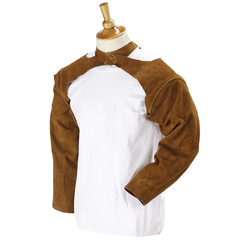 Revco 25SLV Split Cowhide Leather Welding Sleeves – 25-Inch with Sling Strap, One Pair