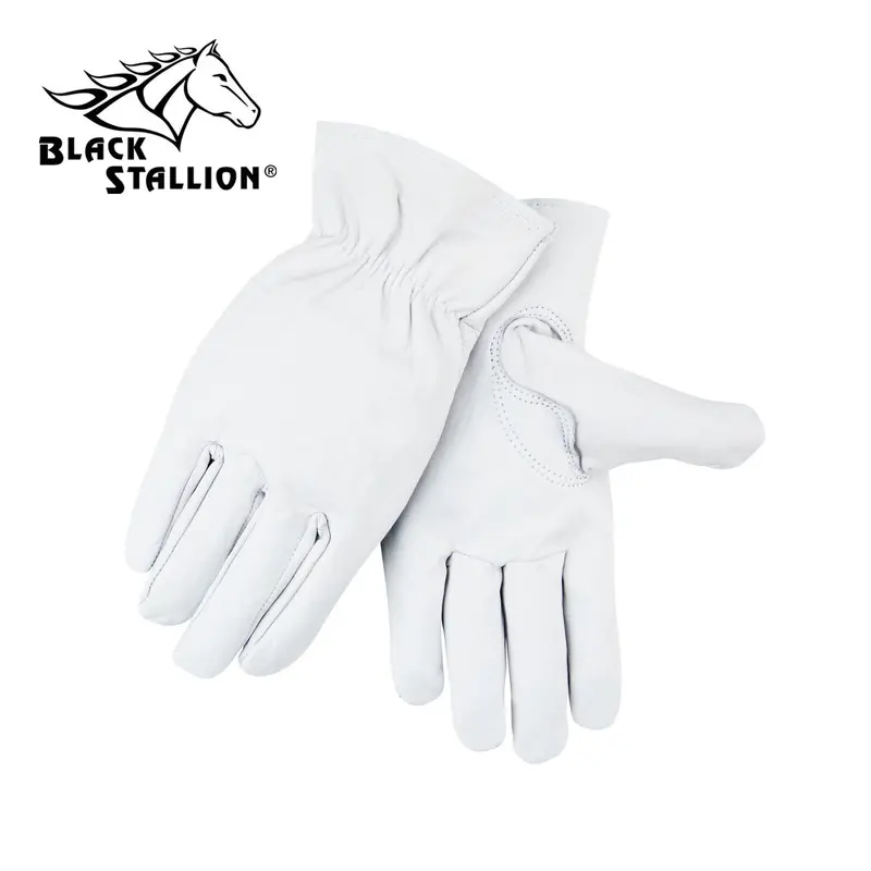 Revco 9G Premium Driver’s Gloves — Elastic-Wrist Grain Goatskin for Comfort & Control (1 Pair)