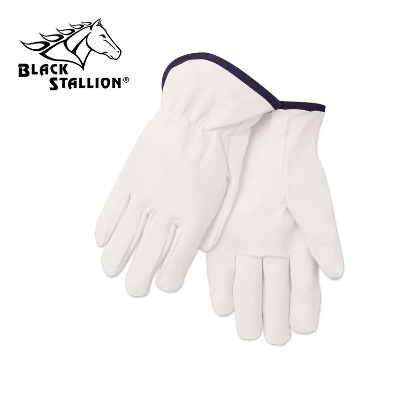 Revco 9GE Straight-Thumb Driver’s Gloves — Premium Grain Goatskin for Precision Handling (1 Pair)