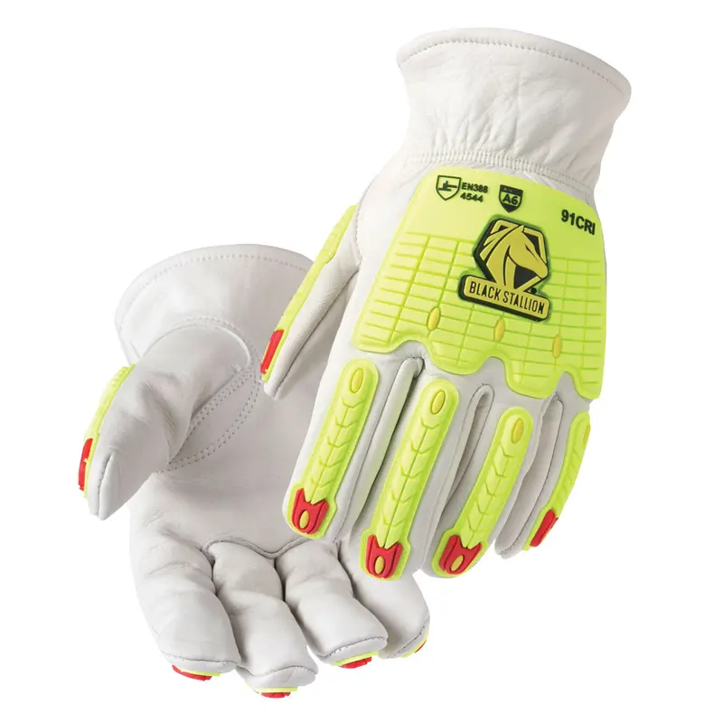 Revco A6 Cut & Impact-Resistant Drivers Glove – Grain Cowhide, 30″, Pair