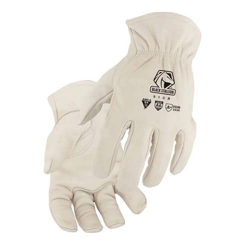 Revco A6 Cut-Resistant Drivers Glove – Grain Cowhide, Durable Grip, Pair