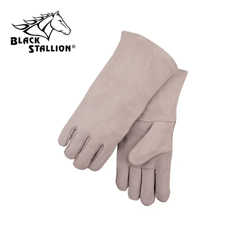Revco Basic Shoulder-Split Welding Gloves – Large Gray Cowhide (Single Pair)