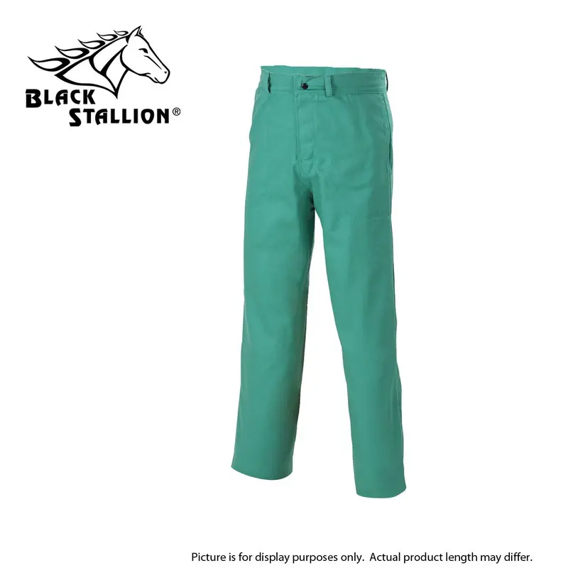 Revco F9-34P Green Flame-Resistant Cotton Work Pants — 34″ Inseam, One Pack