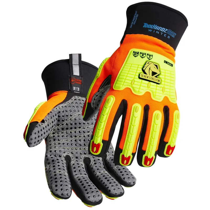 Revco ToolHandz™ MAX Winter Mechanics Glove – Black, Insulated & Cut-Resistant (Pair)