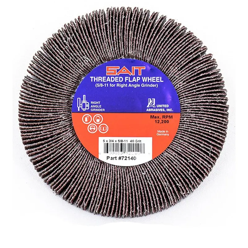 Sait 72143 Grinding Disc – 5″ x 3/4″ x 5/8″-11, 80 Grit
