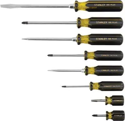 Stanley 66-158 Eight-Piece Combination Screwdriver Set