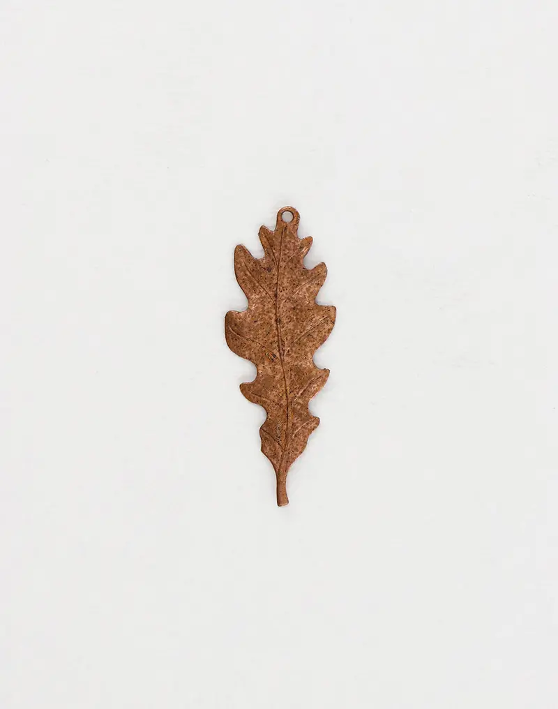 Taliesin Leaf Pendant – Single 40x15mm Statement Charm