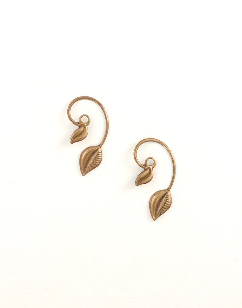 Tanglewood Filigree Pair, 30x18mm Interwoven Branch Motif, Set of 2