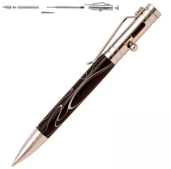 Tec Bolt Pen Kit by PSI – Industrial-Style Threaded Design