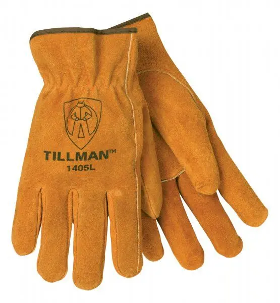Tillman 1405 Russet Split-Cowhide Driver Gloves – Rugged Work Gloves, Single Pair